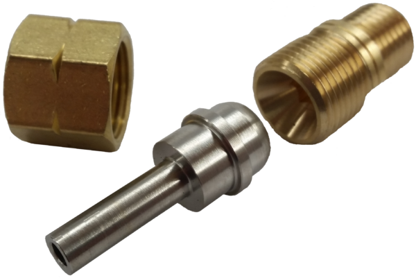 Special Cylinder Connector for Let-Lok fittings