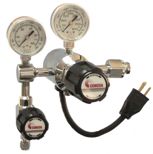 Single Stage, Chrome-Plated Brass Barstock Body, 316L Stainless Steel Diaphragm, Electrically Heated, NEMA 4