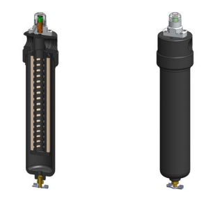 17 Bar Filter Housing with Differential Pressure Indicator 1/4 to 1/2 - AiA233