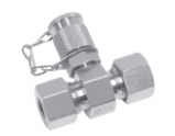Tee Test Coupling with Threaded Connection M16