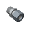 Male Metric Connector with ED Ring