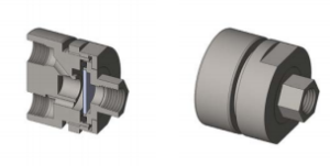100 Bar Membrane Housing 1/8 or 1/4