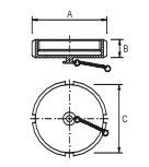 DIN Blank Nut & Chain 304