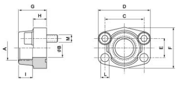 SAE - NPT Threaded Flange
