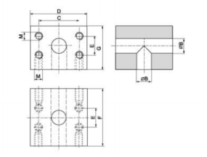 SAE T Block Companion Flange