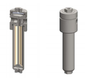 100 Bar Filter & Membrane Housing 1/4 or 1/2 - SM235