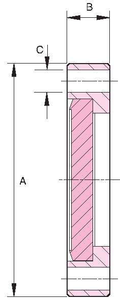 CF Blank Flanges, Stainless Steel  Rotatable