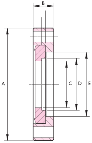 CF Bored Flanges - Rotatable