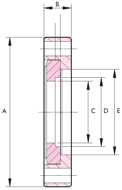 CF Bored Flanges - Rotatable