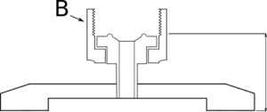 KF Female VCR Adapter